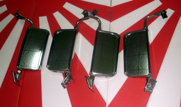 กระจกเเต่งญีปุ่นเเท้ กระจกเลนส์นูนครับดูเลย ใส่TOYOTA RN10 RN13เเละดัทสัน 620