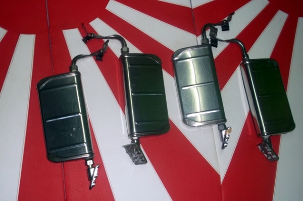 กระจกเเต่งญีปุ่นเเท้ กระจกเลนส์นูนครับดูเลย ใส่TOYOTA RN10 RN13เเละดัทสัน 620