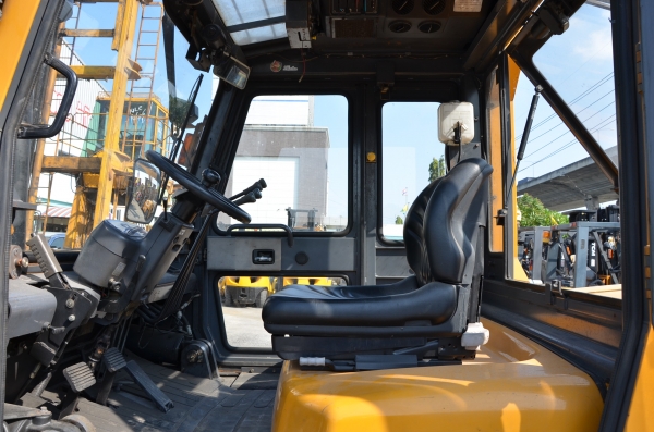 ขาย Tcm FD80-9 ดีเซล Mitsubishi S6K ออโต้ 8 ตัน เสาสูง 3 เมตรฟอร์คสไลด์