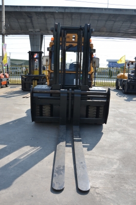 ขาย Tcm FD80-9 ดีเซล Mitsubishi S6K ออโต้ 8 ตัน เสาสูง 3 เมตรฟอร์คสไลด์