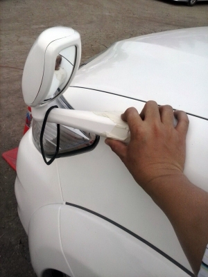 กระจกมองมุมทรง TOYOTA (ติดตั้งโดยไม่ต้องเจาะตัวรถ)