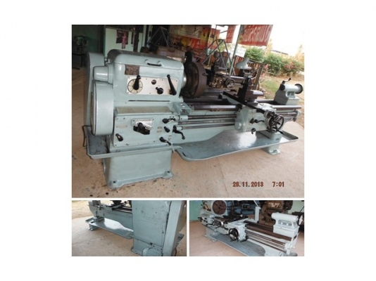 เครื่องกลึง10ฟุต3เพลาครัทซ์น้ำมันยี่ห้อDALIAN CHINA เกียร์บล็อค4จับ16นิ้วถอดคอม้าได้มอร์เตอร์3เฟสรู2นิ้ว1/8ช่วงยาวทำงานได้1.5Mหรือ7ฟุตทำงานยาว5ฟุตสบายๆมี3ขา