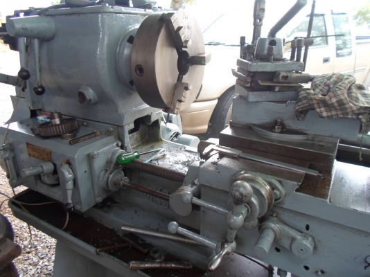 แท่นกลึง 7 ฟุต รุ่นหนัก 2 เพลา เกียร์บล็ออก กลึงเกลียวได้ 68,000