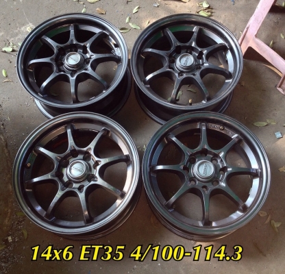 ขายล้อ Rays-Ce28 ขอบ 14x6 ออฟ35 4/100-114.3 สภาพสวยมาก