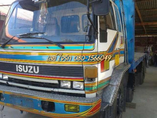 ***ขายแล้วครับขอบคุณ Truck2hand  ขาย10ล้อ2เพลาพื้นเรียบ2คานหน้า ISUZU ROCKY FVZ 12MY 175 6BG1 เครื่องแน่นแรงดี ช่วงล่างเดิม คัสซีสวยไม่ปะไม่ดาม กระบะพื้นเรียบสภาพสวย ยางดี10เส้น หัวแล็ปลายสวยภายในดีคอนโซลครบ พ.พาวเวอร์ ทริฟฟี่ พร้อมใช้ พร้อมลุยงาน เอกสารค