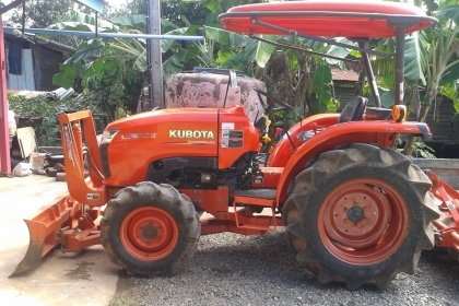 ขาย L3608 มาพร้อมดันหน้าและโรตารี 163 สภาพใหม่มากราคาแค่ 330000 บาทเอง