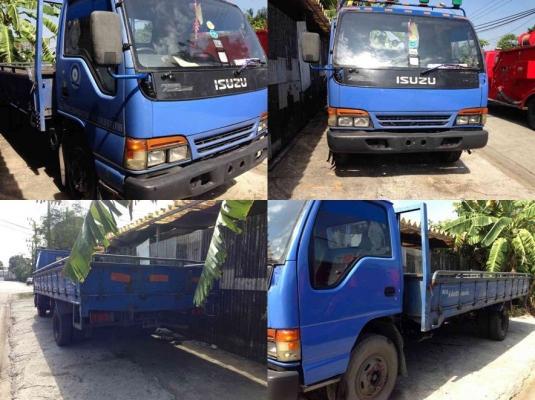 ขายรถบรรทุก6ล้อ อีซูซุ NQR ออกป้ายแดง รถประมาร9-10ปี 140แรงม้า 5.5 เมตร