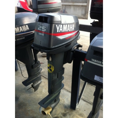 ขายเครื่องยนต์เรือเร็ว Yamaha 25 มือสองจากญี่ปุ่น