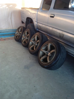 .<<ขายล้อแมค18>>Prodrive-go-05f 5รู114 หน้า8.5. หลัง10พร้อมยาง สีน้ำตาล .. สนจัยโทรมาคัฟ. 089-4810303. เฮียนัด. . .<<ขายล้อแมค18>>Prodrive-go-05f 5รู114 หน้า8.5. หลัง10พร้อมยาง สีน้ำตาล .. สนจัยโทรมาคัฟ. 089-4810303. เฮียนัด. .