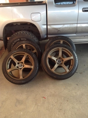 .<<ขายล้อแมค18>>Prodrive-go-05f 5รู114  หน้า8.5. หลัง10พร้อมยาง สีน้ำตาล .. สนจัยโทรมาคัฟ. 089-4810303. เฮียนัด. .