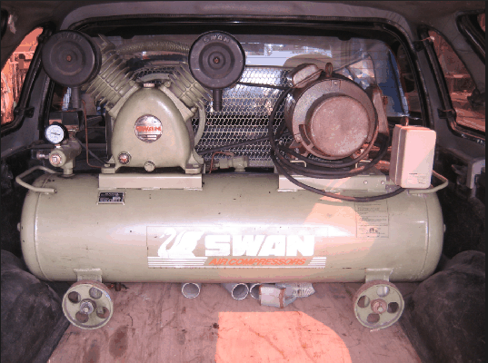 ขายปั้มลม SWAN 3HP MODEL SV P-203