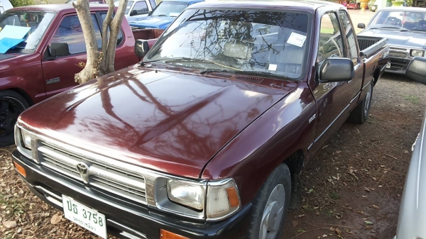 **118,000 บ.ต่อรอง**ขายกระบะแค็ปราคาเบาๆTOYOTA ไมตี้เอ็ก ปี38/95 (ขยายแค็ปมา) เครื่องเดิม แน่นแรงดี ช่วงล่างดีคัสซีดี กระบะดีมีพื้นปูกระบะ หัวเก๋งสวยภายในดีคอนโซลครบ แอร์ พ.ธรรมดา ยางดี4เส้น พร้อมใช้ พร้อมลุยงาน ทะเบียนเต็ม เอกสารครบ ราคาต่อรองได้เด้อ พี่