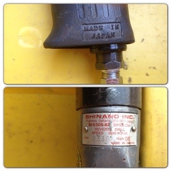 ขายสว่านลม SHINANO SI-5305-8A 1/2" 800rpm Made in Japan ขายสว่านลม SHINANO SI-5305-8A 1/2" 800rpm Made in Japan