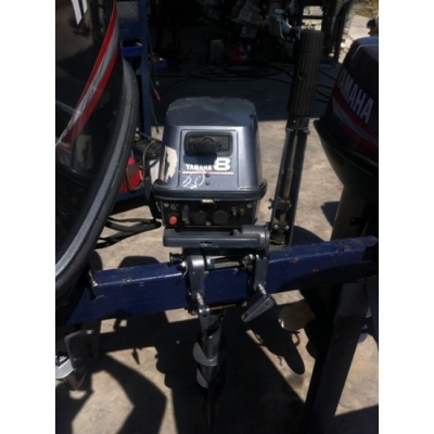 ขายเครื่องยนต์เรือ Yamaha 8 มือสองพร้อมใบจักร SOLAS ของใหม่