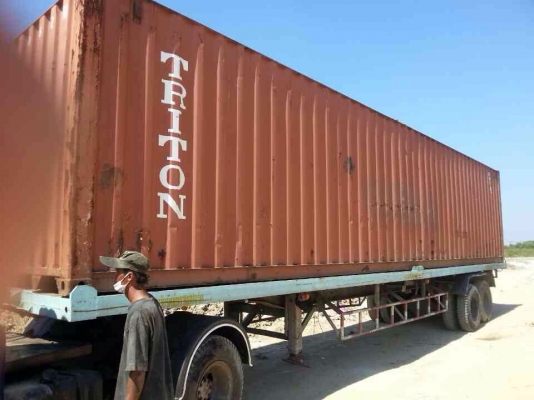 ขายตู้คอนเทนเนอร์สภาพดี ขนาด 40 ฟุต โทร 0840557743