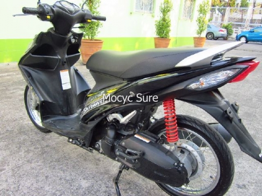 <ขายแล้วครับ>Suzuki Skydrive 125 i สีดำ  วิ่ง 7,xxxกิโล  รถ 9 เดือน สวยเดิมๆ