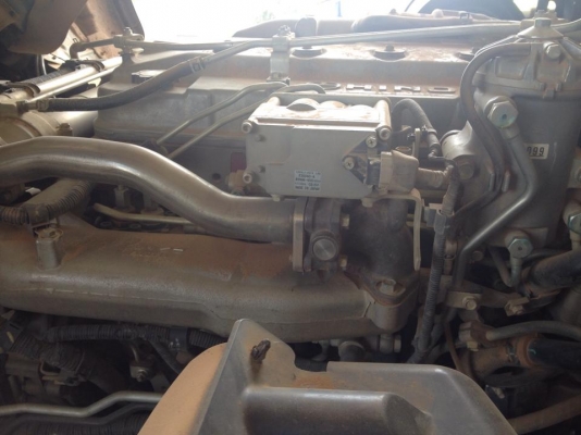 ขายรถสิบล้อ HIno MEGA FM 1A  344 แรง ปี 54 ดั้ม สามมิตร มีระบบลากพ่วง