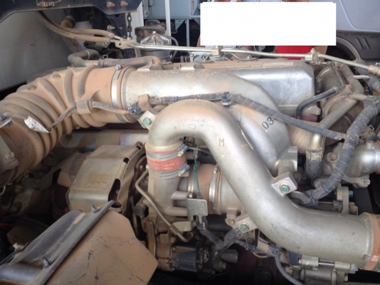 ขายรถสิบล้อ HIno MEGA FM 1A  344 แรง ปี 54 ดั้ม สามมิตร มีระบบลากพ่วง