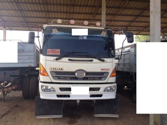 ขายรถสิบล้อ HIno MEGA FM 1A  344 แรง ปี 54 ดั้ม สามมิตร มีระบบลากพ่วง