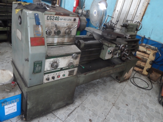 ขายครับขาย เครื่องกลึง 460*1000 นิ้ว-มิล พร้อมใช้ 75000 บาท