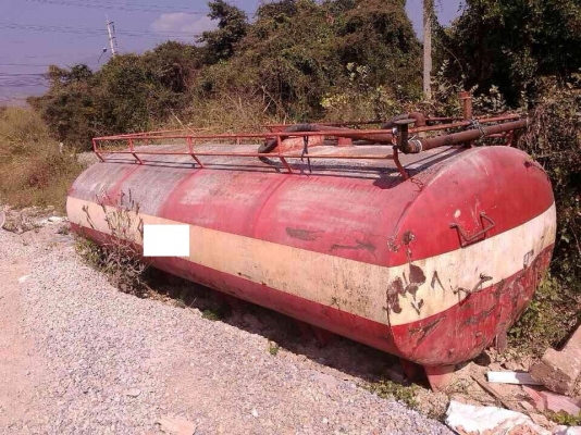 ขายถังน้ำ 12000 ลิตร ไม่ผุ ยกลงจากรถน้ำ สิบล้อ