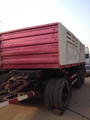 ขายรถสิบล้อ HIno MEGA FM1A  344 ปี 53ดั้ม สามมิตร พ่วงแม่ลูก3คานแท้