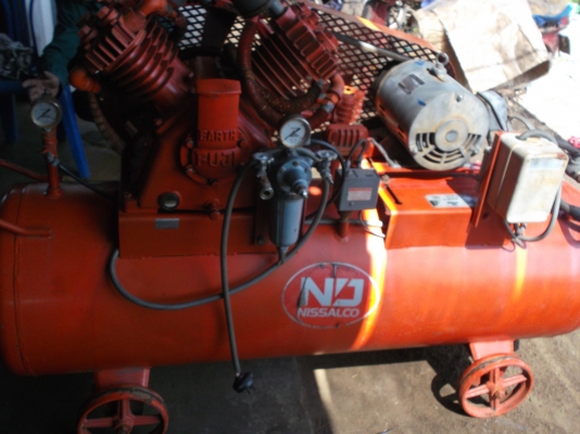 ปั้มลม 14.HP NISSAN CO JAPAN มือ2 สภาพ95\%