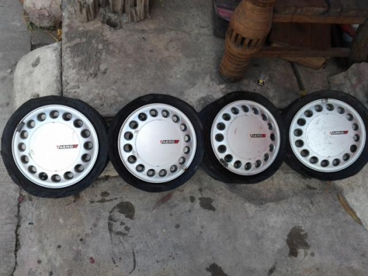 ขายล้อขอบ 10*4 รู4*110 กะป้อ mira mini 4800/ชุด คุยๆได้