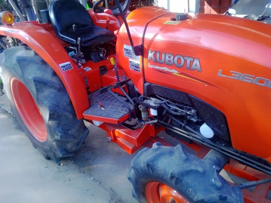 ขายแทรกเตอร์คูโบต้า L3608 ใบมีดดินผาล6*22PTพร้อมใช้งานครับ