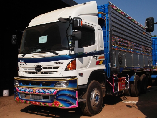 ขายรถบรรทุก 10 ล้อ  HINO แม่ยาว 6.30 สูง 2.20-2.40 เมตร