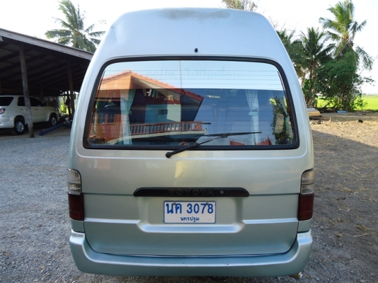 รถตู้  Toyota commuter  หลังคาสูง ช่วงยาว  ขับดี ประหยัด เอกสารพร้อมโอน