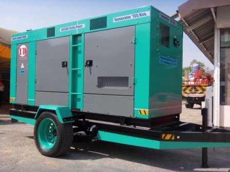 เครื่องปั่นไฟสนาม 125 KVA.รับประกัน 6 เดือน power by japan(สินค้าพร้อมส่ง)