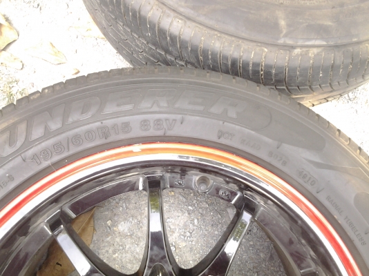 ขอบ15  ce28  พร้อมยาง  ขายถูกๆ