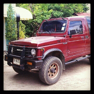 ขายด่วน Suzuki Caribian 4x4 ปี1990 สีแดง