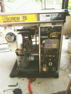 ปั๊มลม Hitachi 20 แรงม้าสภาพดี ปั๊มลม Hitachi 20 แรงม้าสภาพดี