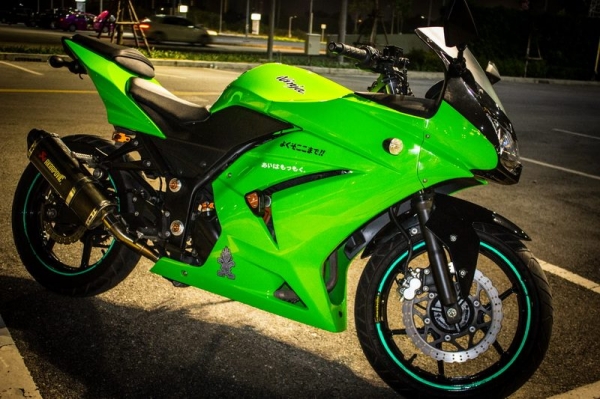 ขายนินจา สีเขียว250 ปี 2012 สด/ดาว์น