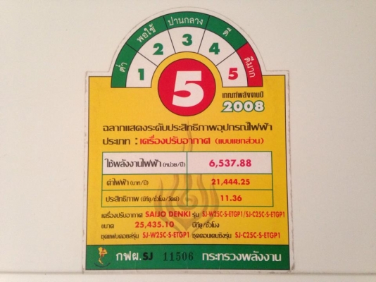 ขาย แอร์ SAIJO DENKI  25000 BTU