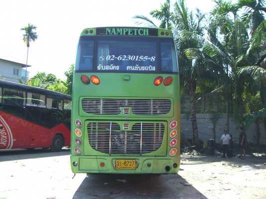 ขายด่วนรถบัส 6 ล้อ คัสซี Nissan เครื่อง Hino EF750 ราคา1ล้านบาท