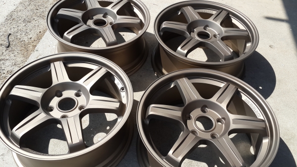 TE37 ขอบ 17 5รู114 กว้าง 7 ออฟ 42 ครบชุด 4วง