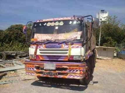 ขายรถบรรทุกสิบล้อดั๊มพ์ Isuzu euro 1 เครื่อง 270 แรง รถปี 40 กระบะมิเนียม ทะเบียนพร้อม