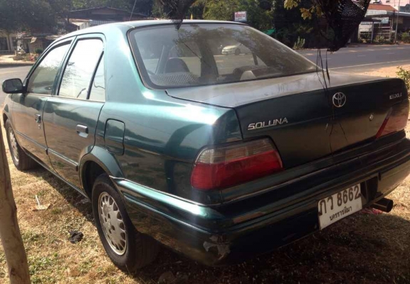 ***ขายแล้วครับขอบคุณ Truck2hand ขายรถเก๋งสภาพดีราคาเบาๆ ยอดจัดเกิน!! TOYOTA SOLUNA 1.5XLi ปี40/97 เครื่องเดิมเกียร์เดิมไม่เคยติดแก๊ส เกียร์ธรรมดา กระจกมือหมุน พ.พาวเวอร์ แอร์ สีสันดีี ภายในสวยคอนโซลครบ ล้อแม็ก ยางสวย4เส้น พร้อมใช้งาน ทะเบียนขาด1ปี เอกสารค