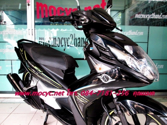 NOUVO SX  ปี 56 ตัวท๊อป ล้อแมกช์ สีดำ ไมล์ 4 พันโล  35900 บาท แถมฟรี เสื้อ และหมวกกันน็อก