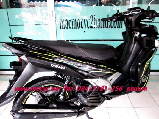 NOUVO SX  ปี 56 ตัวท๊อป ล้อแมกช์ สีดำ ไมล์ 4 พันโล  35900 บาท แถมฟรี เสื้อ และหมวกกันน็อก