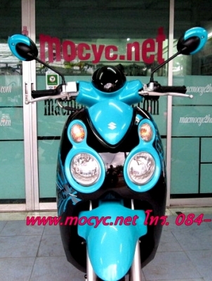 JALATO 999 รุ่นใหม่ ปี 55 สีฟ้าดำ  ไมล์ 3 พันโล หัวฉีดประหยัดน้ำมัน ฟรีค่าโอน   ((มีเล่มพร้อมโอน )) 21900