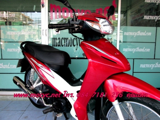 WAVE 110 i  สีแดงขาว รถมีเกียยอดนิยม หัวฉีด ประหยัดน้ำมันสุดๆ  ฟรีค่าโอน  ((มีเล่มพร้อมโอน )) 27900