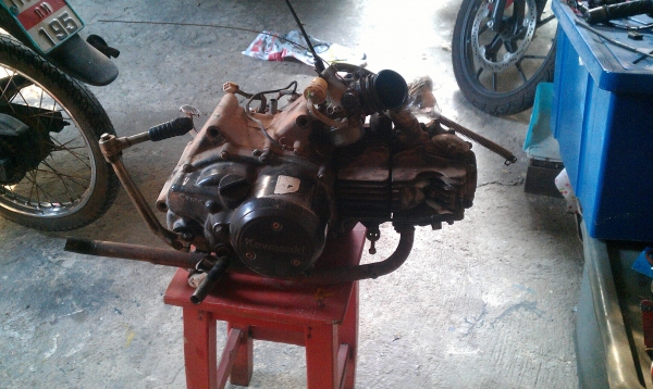 ขายเครื่อง KAWASAKi เชียร์ พร้อมคาบูฯ