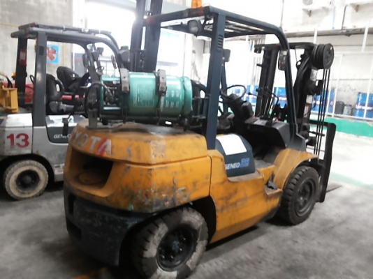 Forklift TOYOTA  02-7FG35 ปี 2003 ฟูลฟรี ฟอร์คโพซิชันเนอร์ ถูกมาก