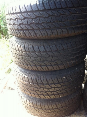 ขายยาง Maxxis Bravo A/T-700  + ล้อ TE-37 ใหม่สดสวยทั้งชุด