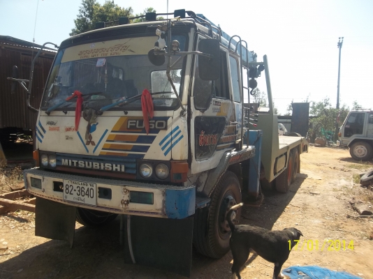 ขายเทรลเลอร์ Mitsu Fuso Fm527 เครื่อง 6d 190แรง 2เพลา เกียร์ Lo กลาง(เครนถอดไม่ขายนะคับ)