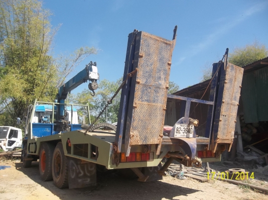 ขายเทรลเลอร์ Mitsu Fuso Fm527 เครื่อง 6d 190แรง 2เพลา เกียร์ Lo กลาง(เครนถอดไม่ขายนะคับ)